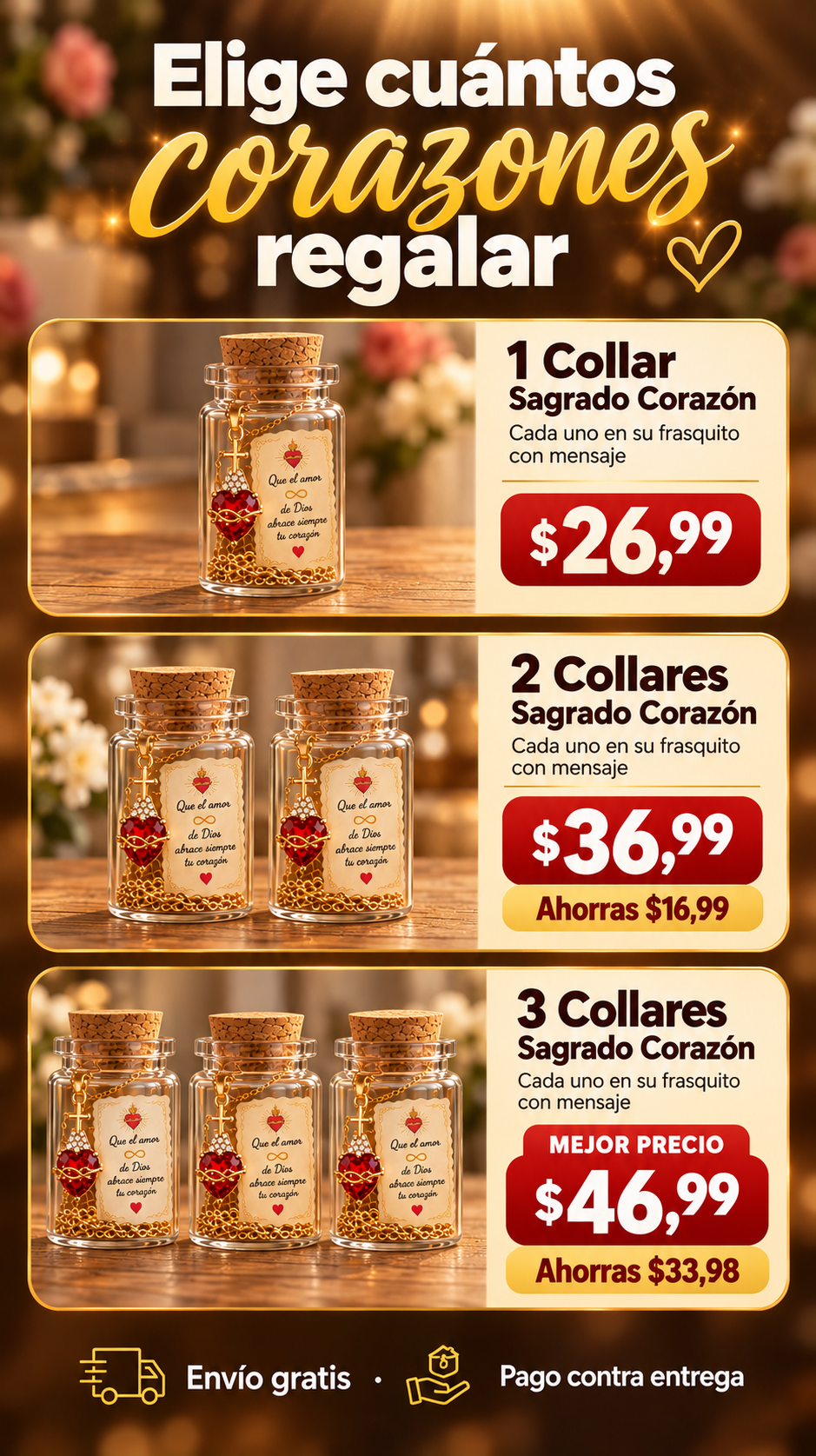 COLLAR SAGRADO CORAZON DE JESUS