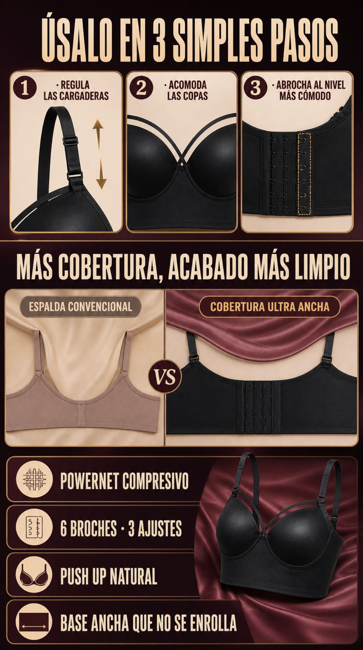 BRASIER FAJA COLOMBIANO
