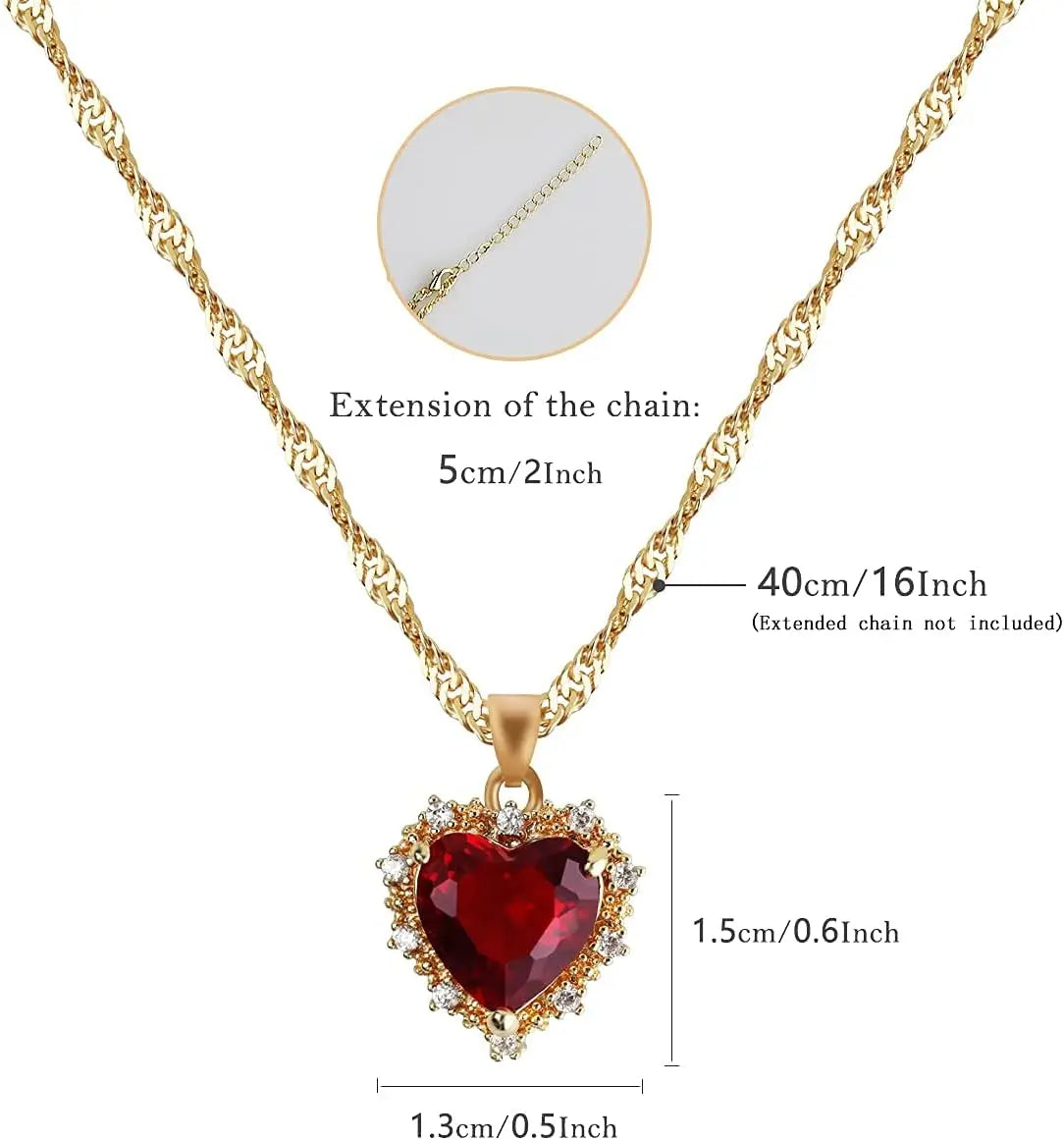COLLAR CORAZON LANA DE REY
