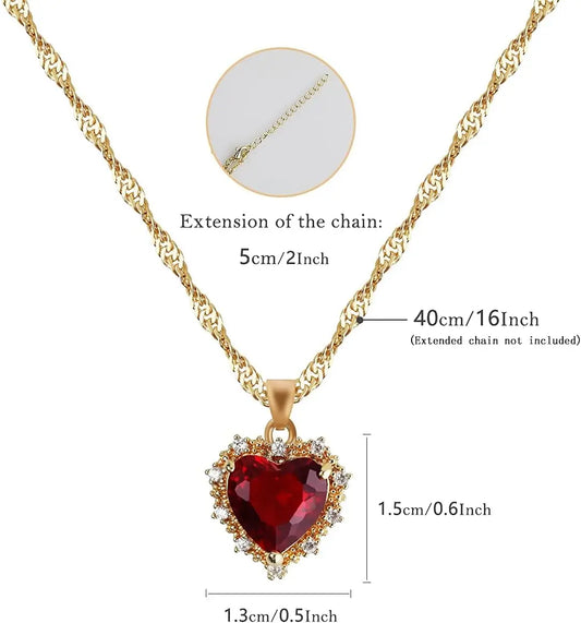 COLLAR CORAZON LANA DE REY