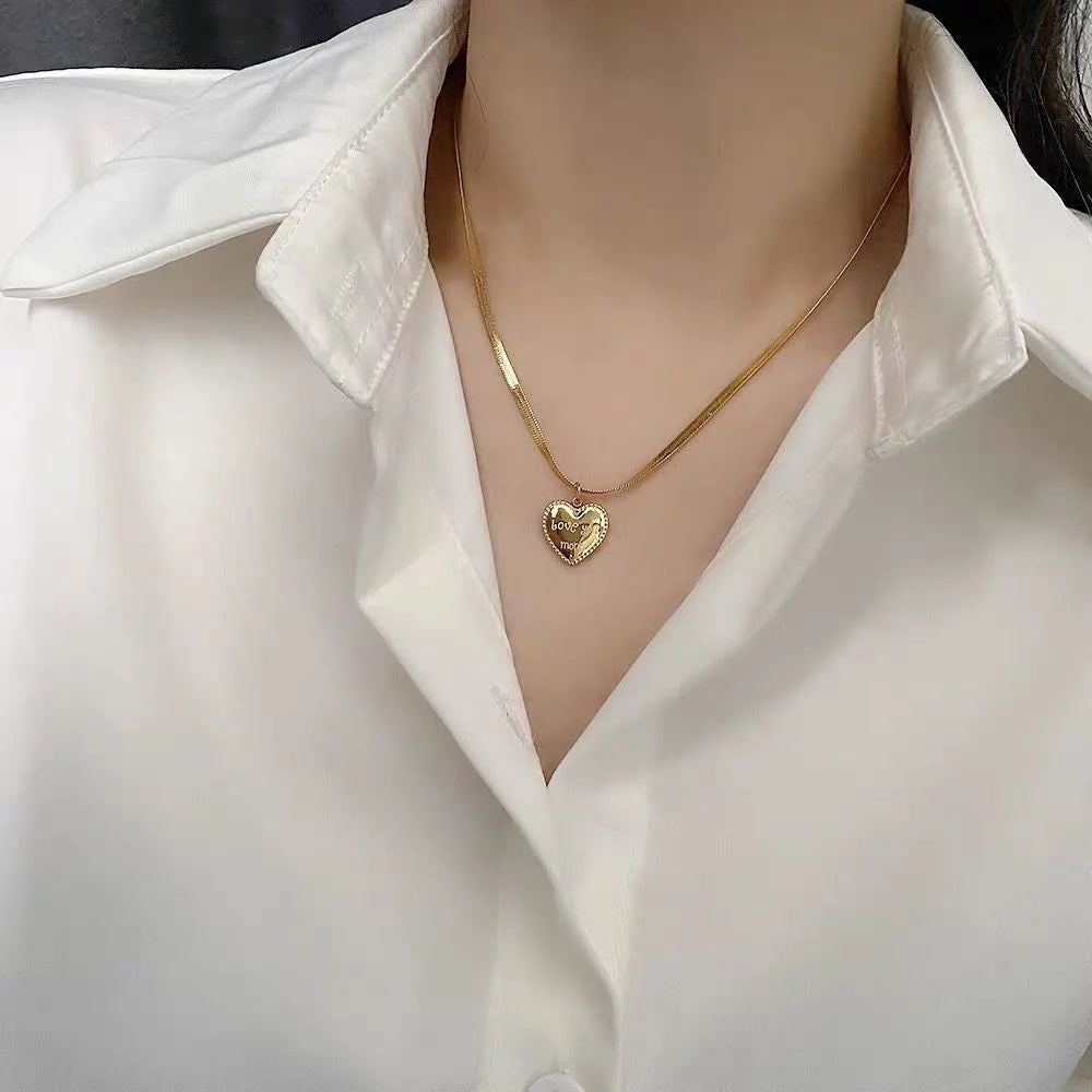 COLLAR CORAZON I LOVE YOU MORE