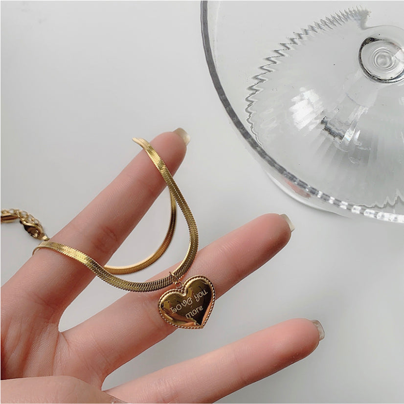 COLLAR CORAZON I LOVE YOU MORE
