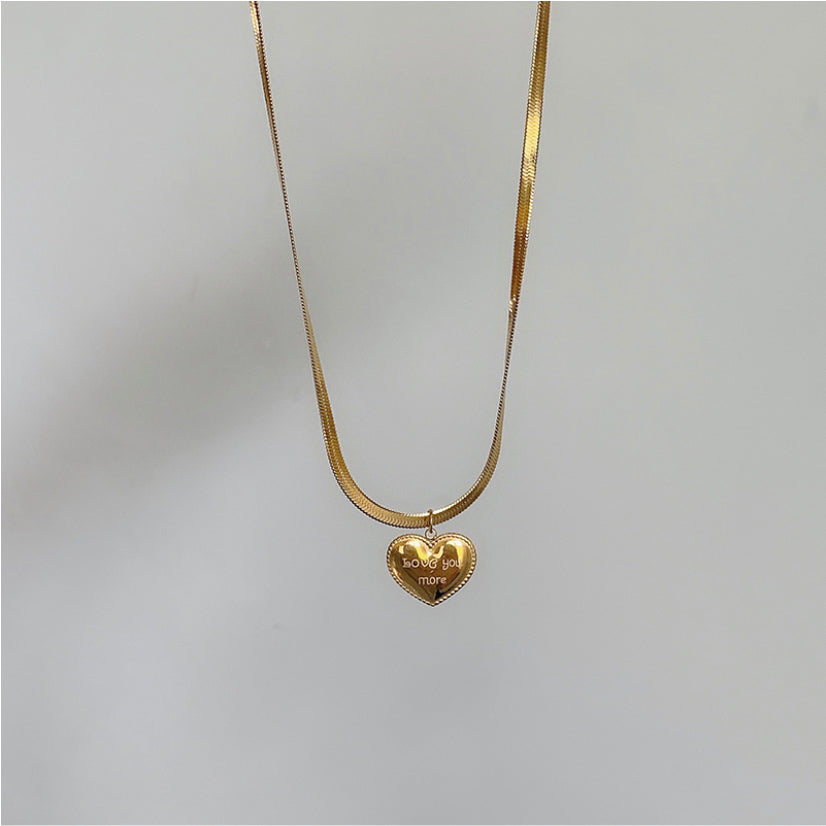 COLLAR CORAZON I LOVE YOU MORE