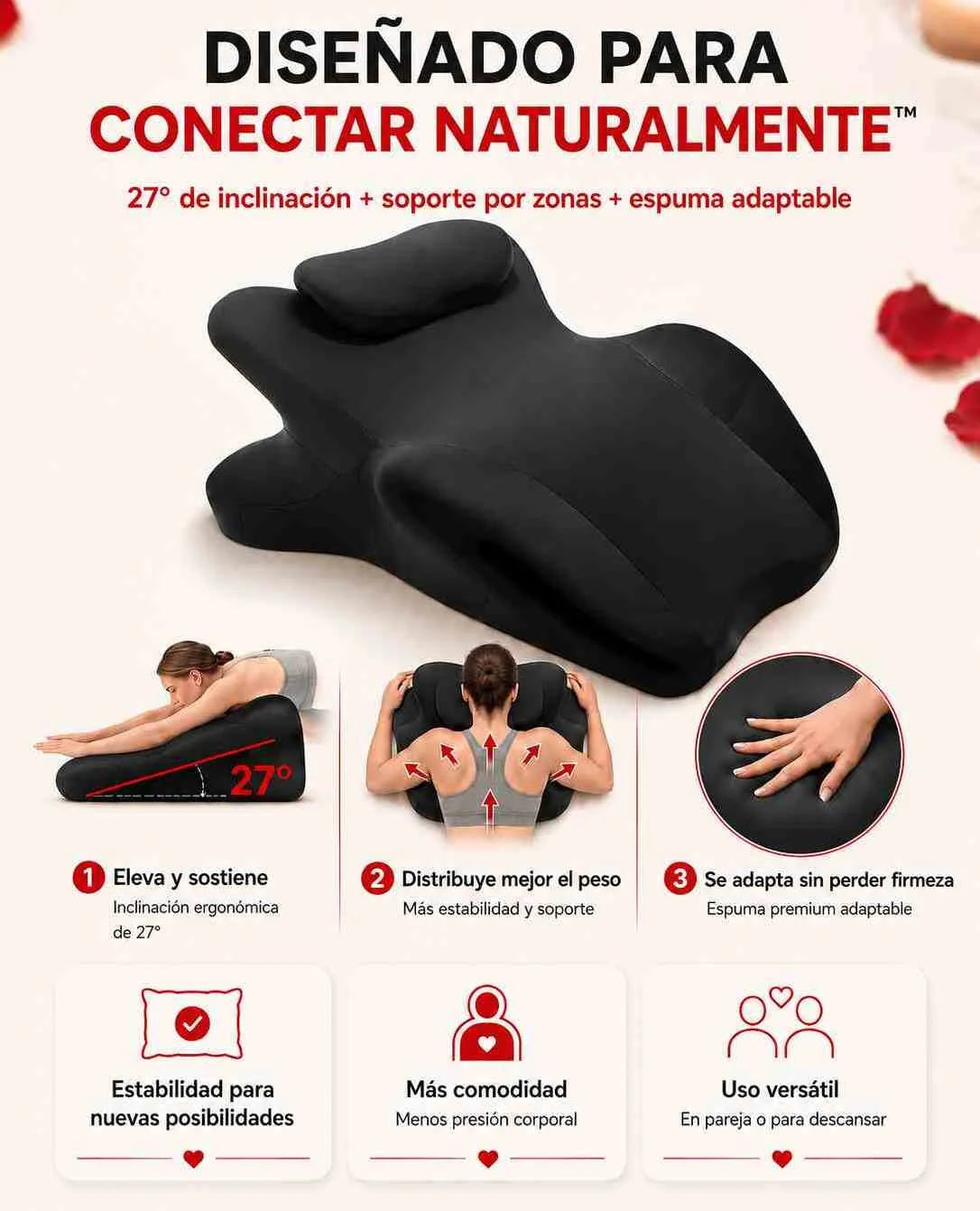 ALMOHADA ERGONÓMICA para PAREJAS