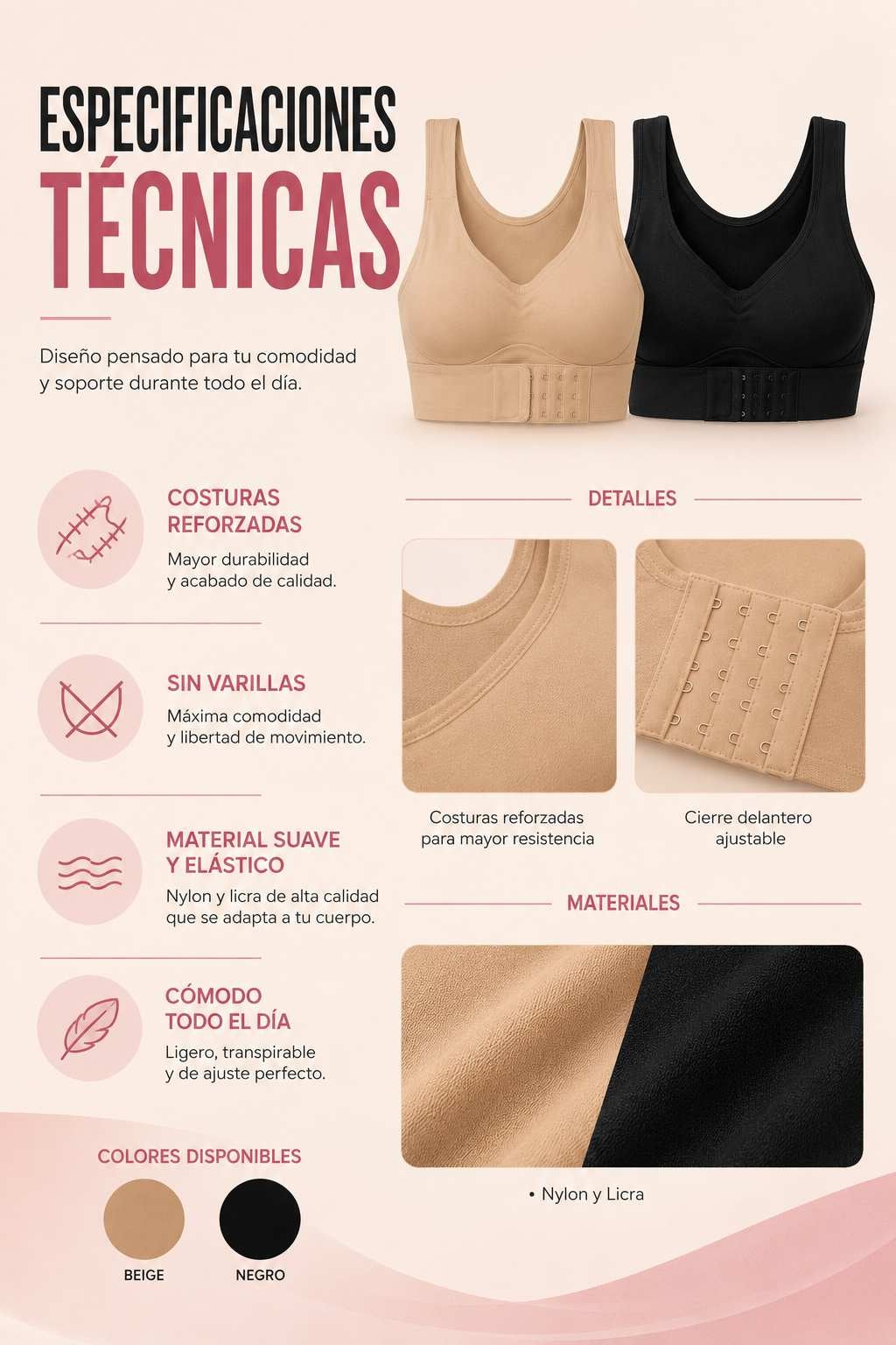 Brasier Soporte Postural