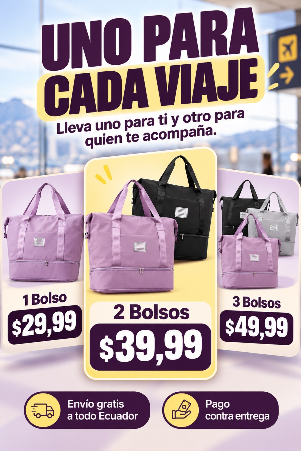 Bolso de Viaje Expandible