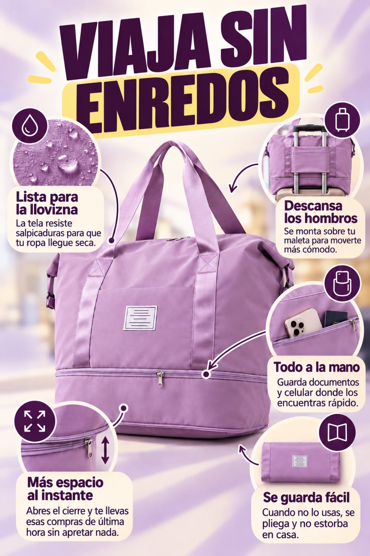 Bolso de Viaje Expandible