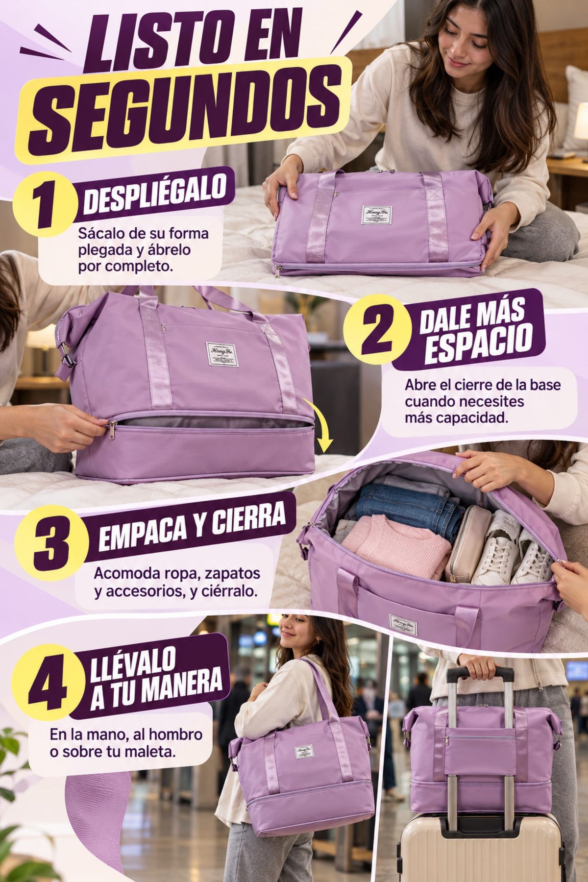 Bolso de Viaje Expandible