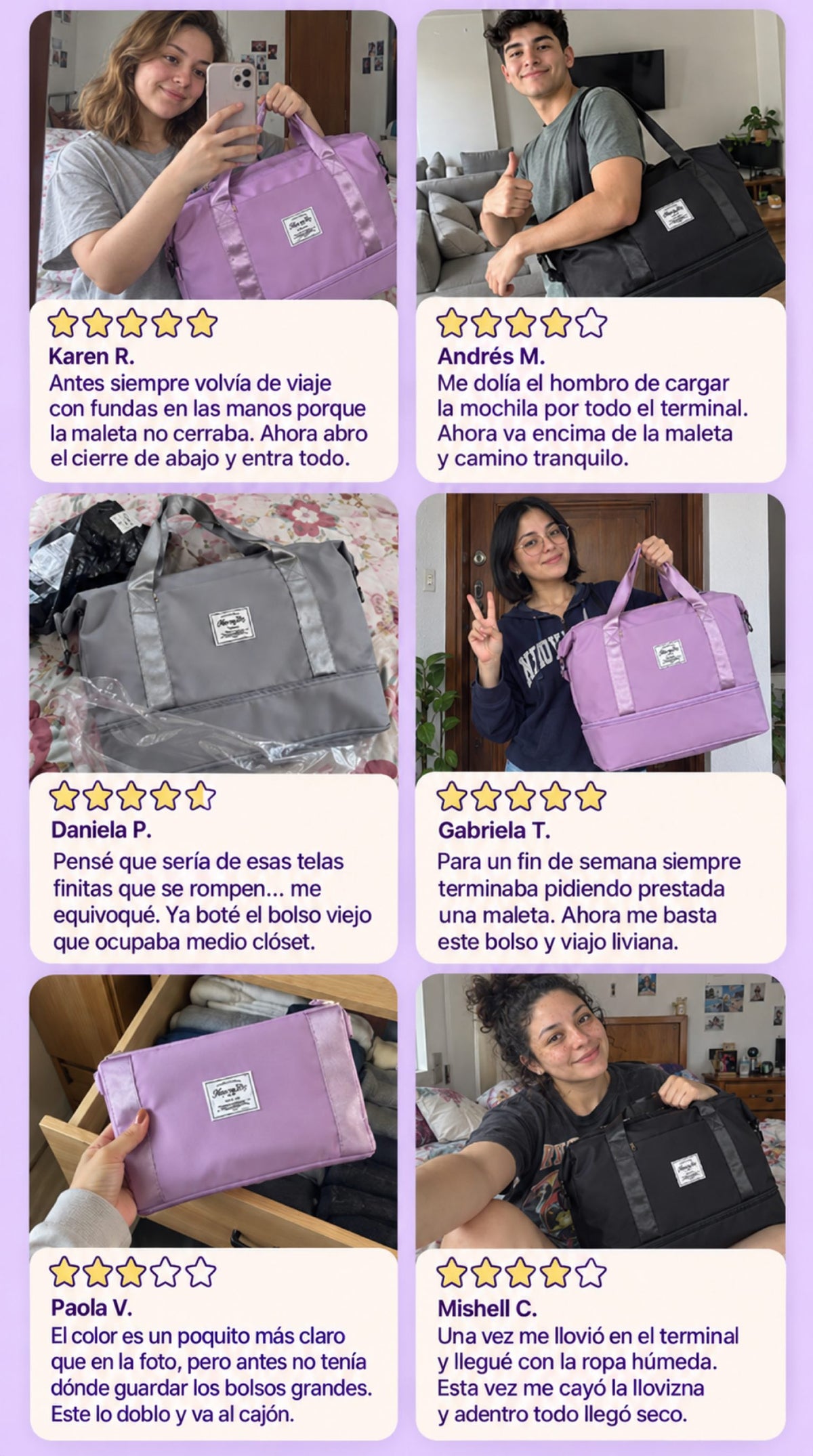 Bolso de Viaje Expandible
