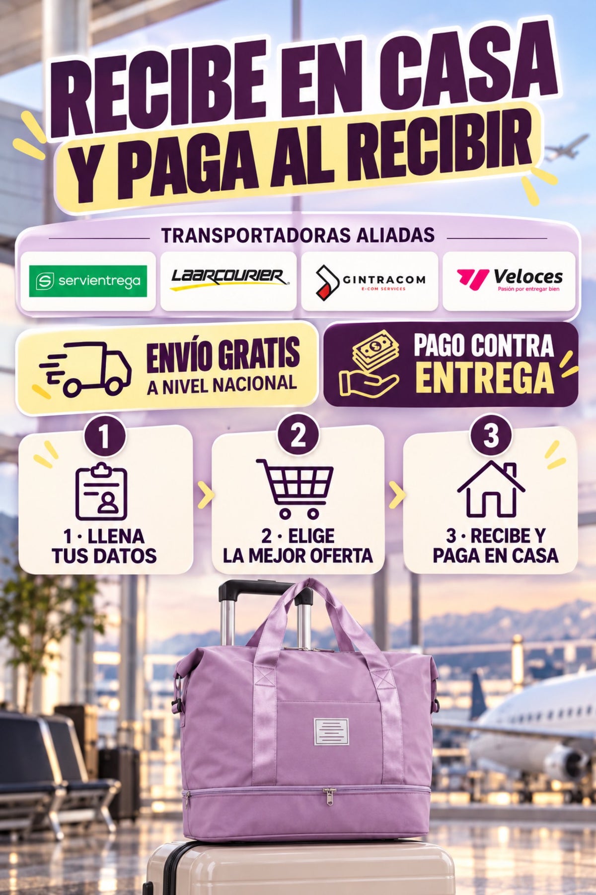 Bolso de Viaje Expandible