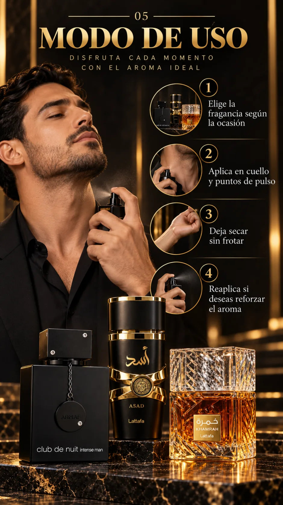 Combo Triple de Perfumes Árabes