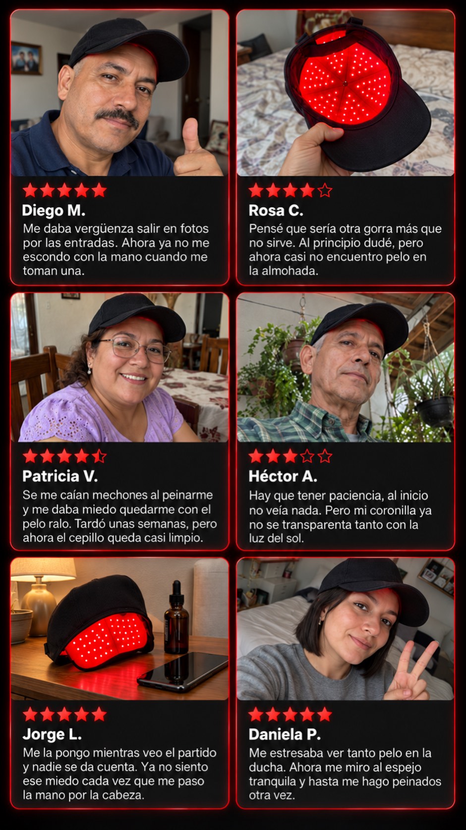 Gorra Capilar con Luz Infrarroja
