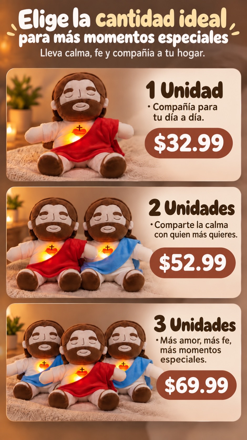 Peluche Jesus que Respira